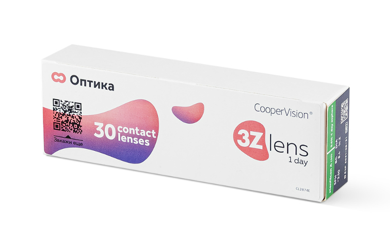 : Контактные линзы 3Z lens 1 day toric, 30 шт.